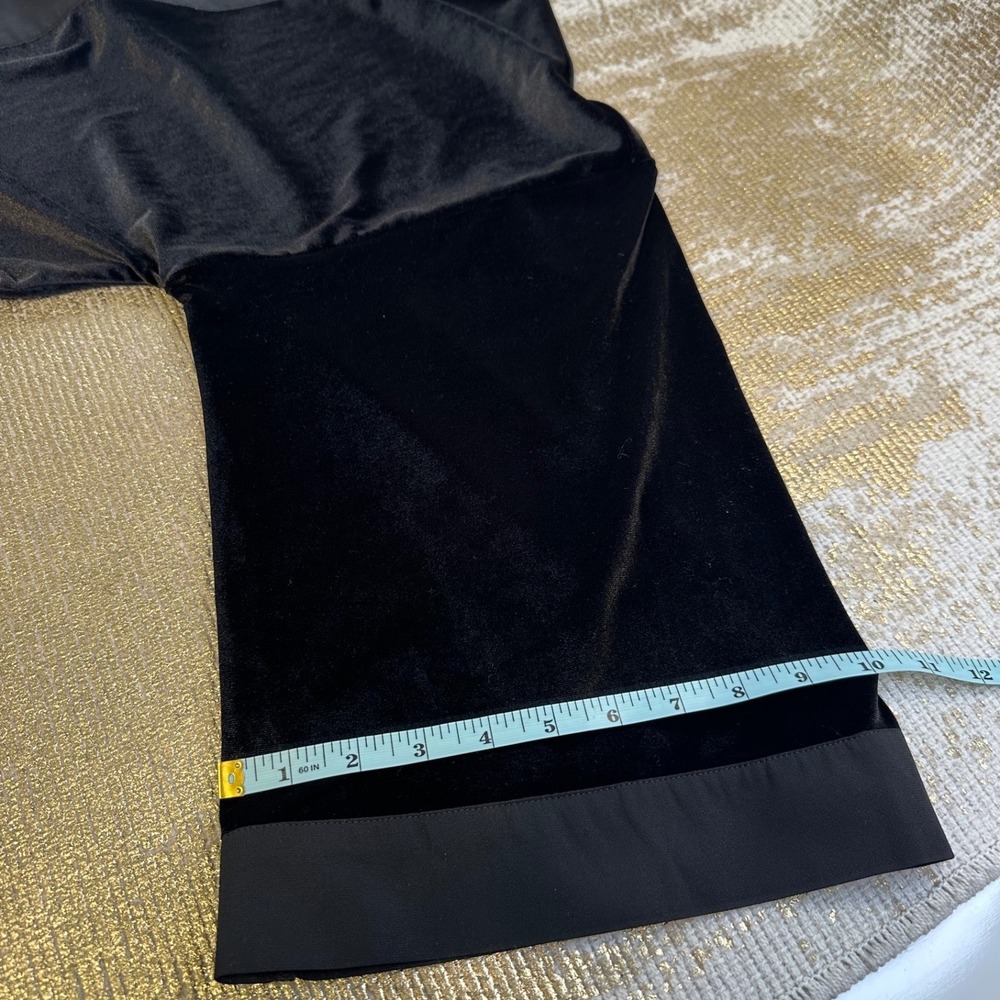 ANN TAYLOR Black Velvet Open Front Kimono Cardigan NWT | M/L - Picture 12 of 12